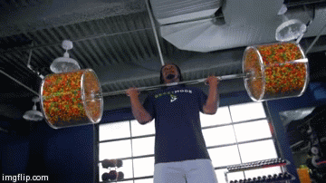 football shape skittles