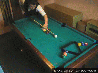 animated pool trick
