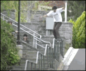 fail skateboarding trick