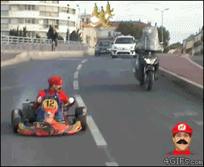 mario kart banana