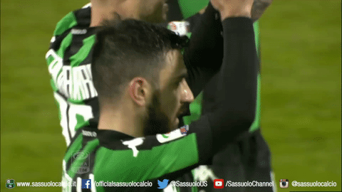 sassuolocalcio team applauso squadra