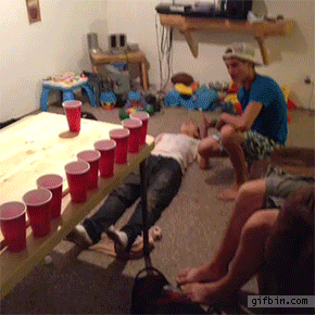 beer trick shot