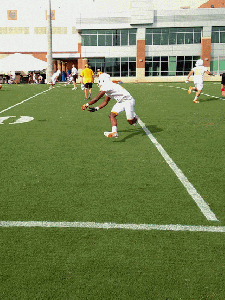 football practice camp