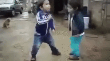dancing cute kids