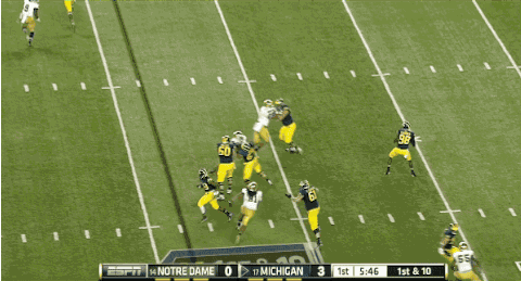 football michigan early