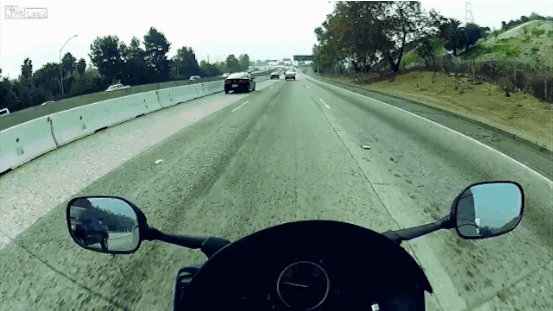 motorcycle close call sport bike