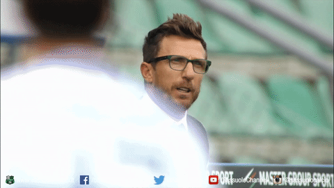 sassuolocalcio applauso eusebio di francesco