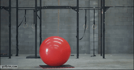 exercise ball trick