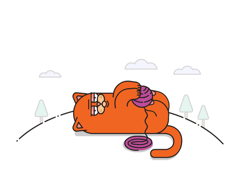 cat animation character