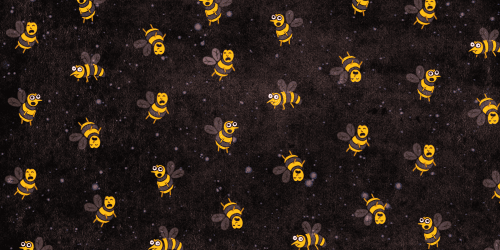 space bees tumbling