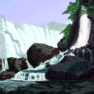 game waterfall