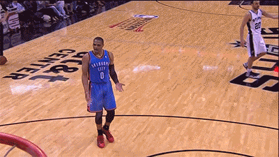 oklahoma city thunder kevin durant russell westbrook