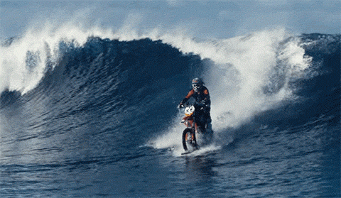 wave surfing motorcycle