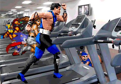 video games running exercise