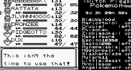 twitch plays pokemon video games