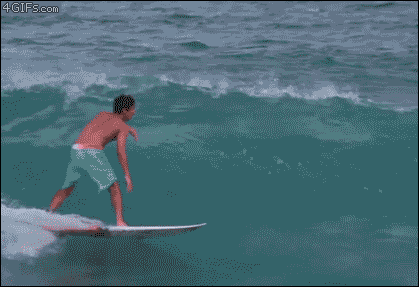 surfing trick like a boss