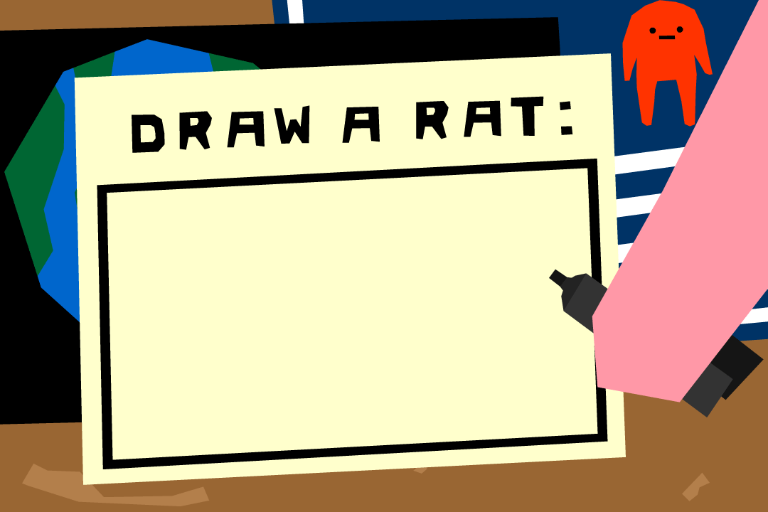 drawing draw rat