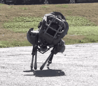 running robot