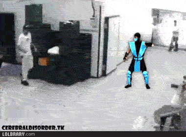 epic fail fall gif mortal kombat