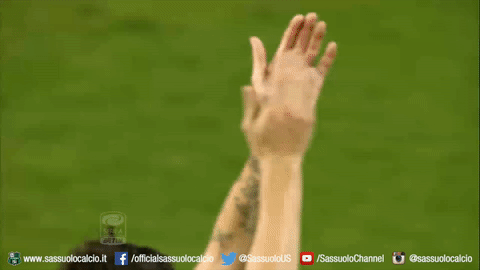 sassuolocalcio applausi acerbi francesco