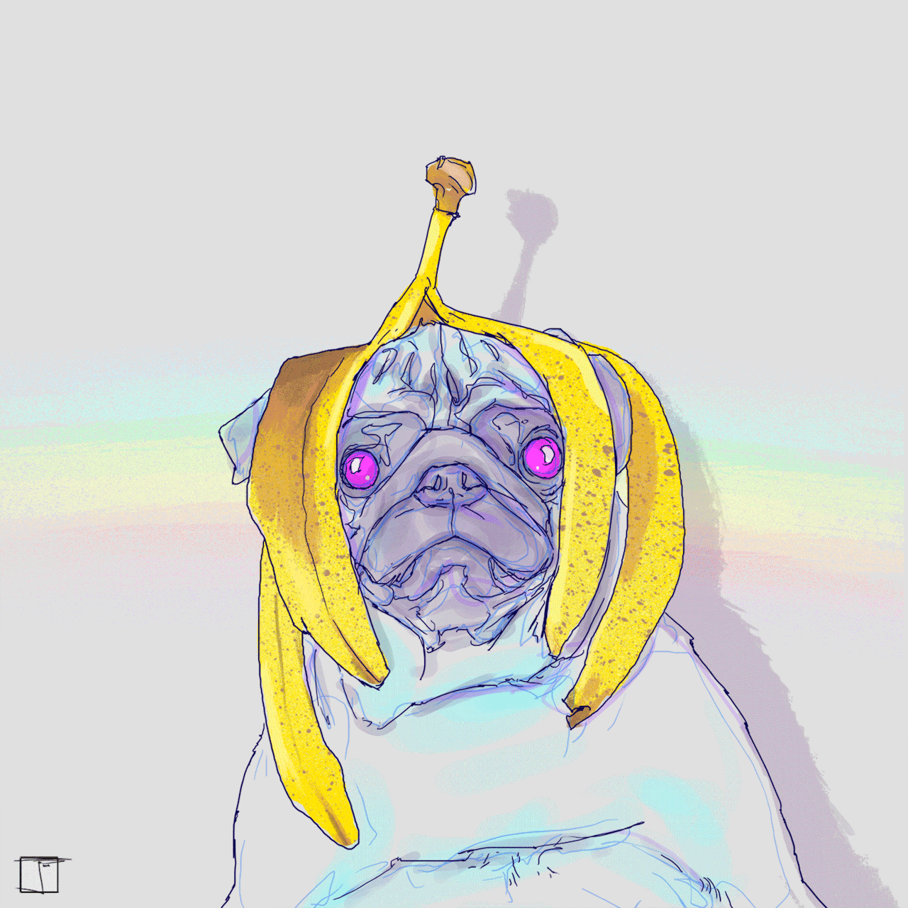 puglife pug life art