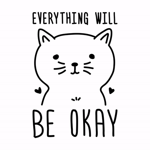 cat lookhuman everything will be ok