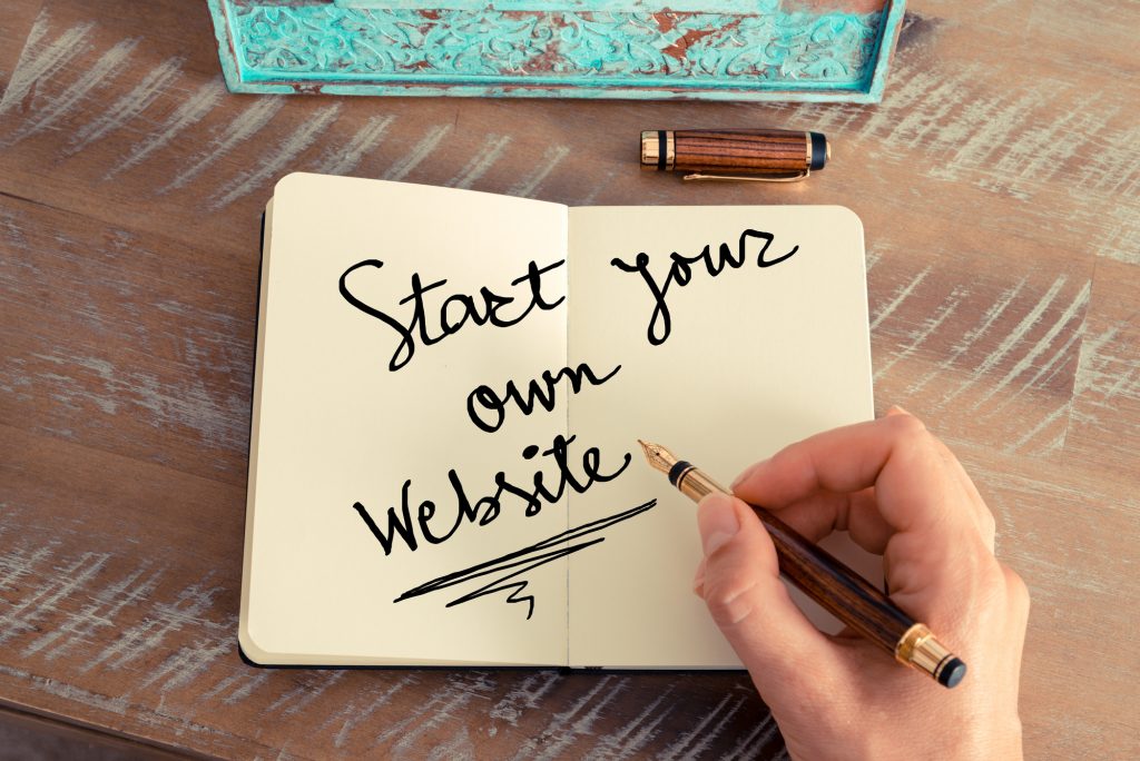create a personal website