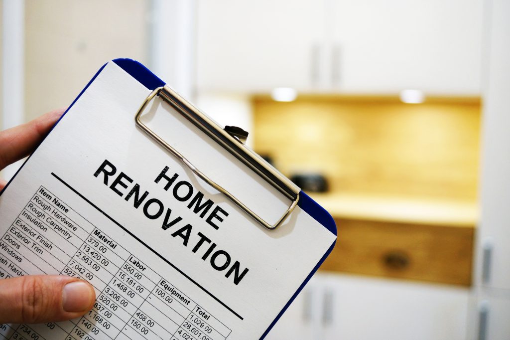 Home Renovation Cost Sheet