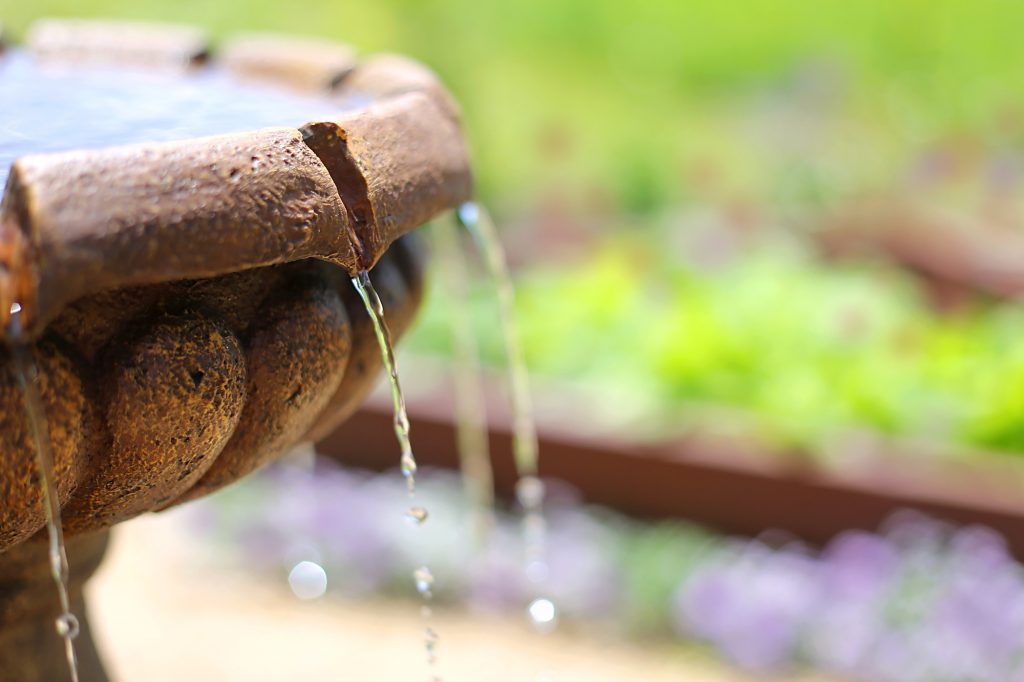 Water Fountain on a Garden